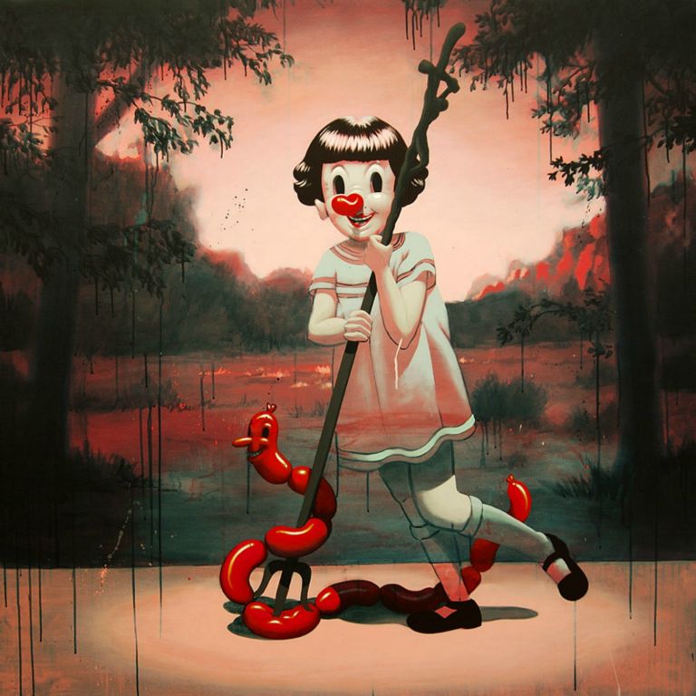 
Sin in My Heart, Acrylic on canvas, 145 x 145 cm, 2008
